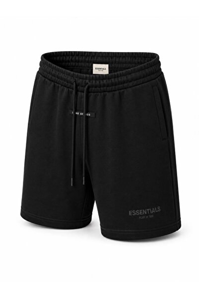 HZR wear Erkek Regular Fit Rahat Kesim %100 Pamuk Hafif Kalın Beli Bağcıklı Şort