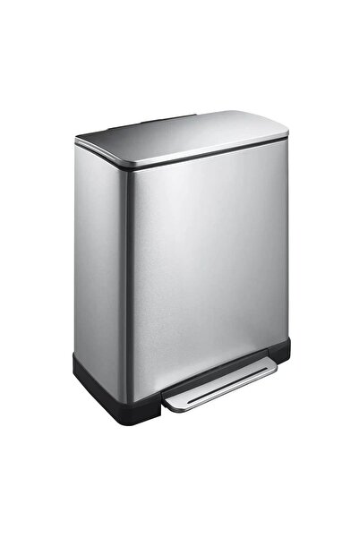 EKO Coș de gunoi cu pedală, EKO, E-Cube, 28+18 litri, 2 compartimente, inox