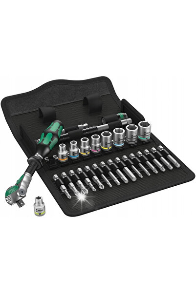 Wera Werk Set de chei tubulare + clichet ZYLKOP 1/4'' 28CZ. WERA