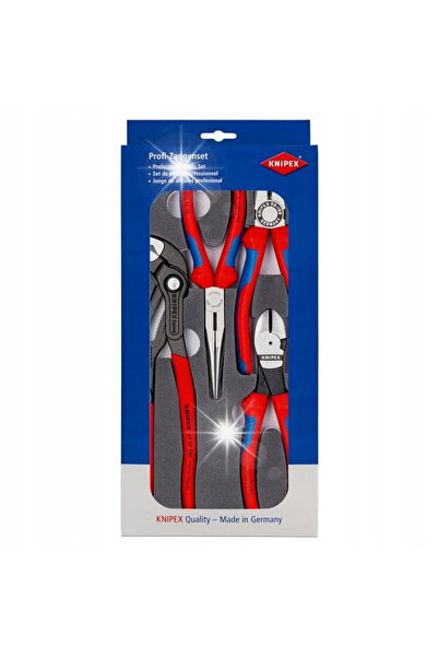 Knipex SET DE CLEȘTI 4 PIESE CU INTEGRĂRI DIN SPUMĂ 00 20 01 V15