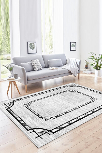 Halise Home Kaymaz Taban Yıkanabilir Kalın Dokulu Halı & Yolluk & Mutfak Halısı