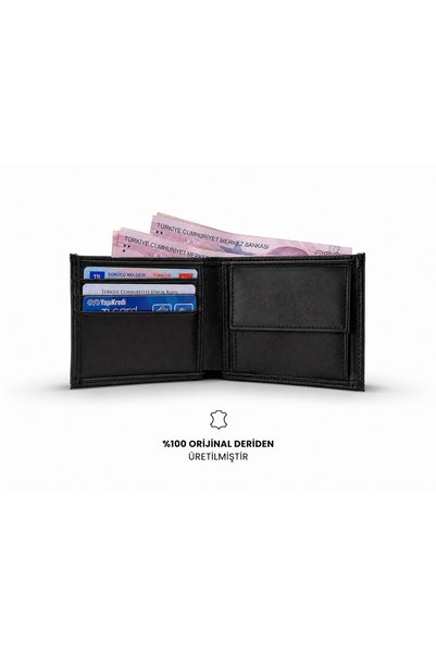 FT Original Leather Kangru Puppy Model Men's Wallet and Card Holder