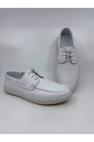 Papuccu Beyazpapuccu Men's Leather Shoes