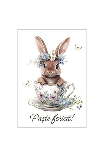 OEM Felicitare 13x18 cm cu plic - Paște - Model 1