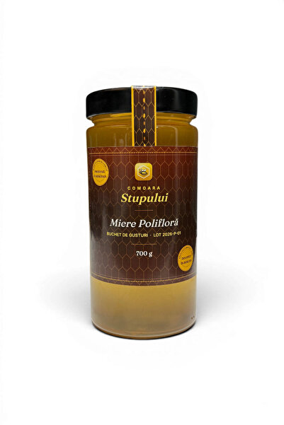 Comoara Stupului Miere Polifloră, Comoara Stupului, 700g