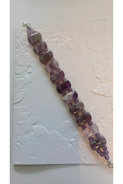 OEM Brățară cu Ametist 1,5 cm, elegantă, casual
