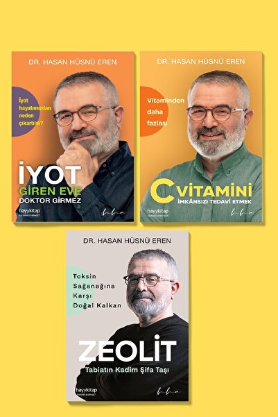 hayykitap Hasan Hüsnü Eren 3'lü Set / İYOT GİREN EVE DOKTOR GİRMEZ - C VİTAMİ...