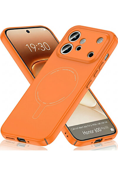 Honor 600 Pro Compatible Case Ultra Thin Matte Hard PC Cover with MagSafe Charging Camera Protrusion
