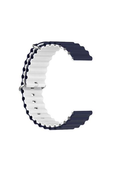 OEM Λουράκι Σιλικόνης Midnight Λευκό (Mi Watch)