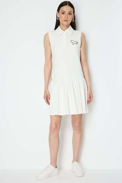 ON Sleeveless Mini Dress with Pleated Skirt