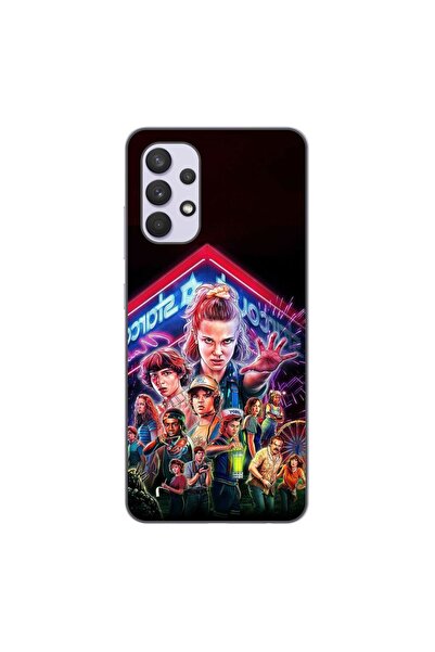 OEM Husa compatibila cu Samsung Galaxy A32 5G Silicon Gel Tpu Model Stranger ...