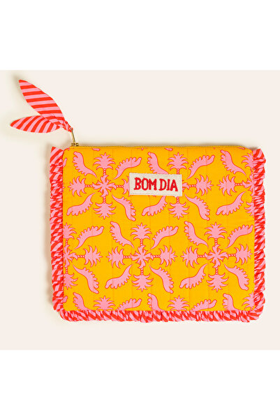 Zsa Zsa Zsu Rajpath Sarı Makyaj Çantası 30x25 Cm