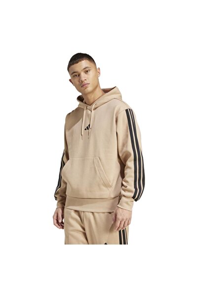 adidas Hanorac din fleece Feelcozy cu 3 dungi pentru bărbați