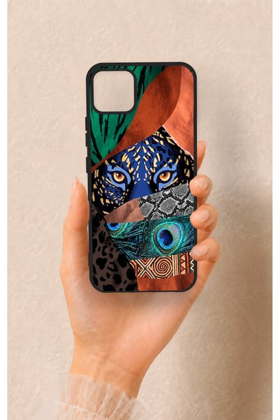 Vip Case Realme C11 2021 Compatible Amazon Tiger Pattern Silicone Case