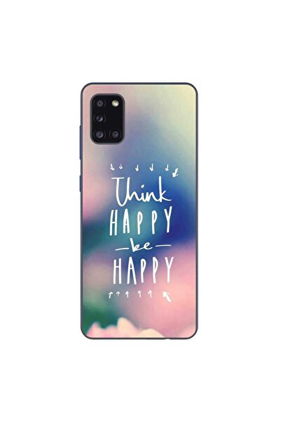 OEM Θήκη συμβατή με Samsung Galaxy A31 Σιλικόνης Gel TPU Μοντέλο Think Positive