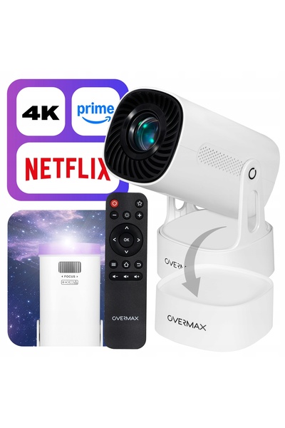 OVERMAX Proiector Multipic EZ LED HD Ready Android Wi-Fi