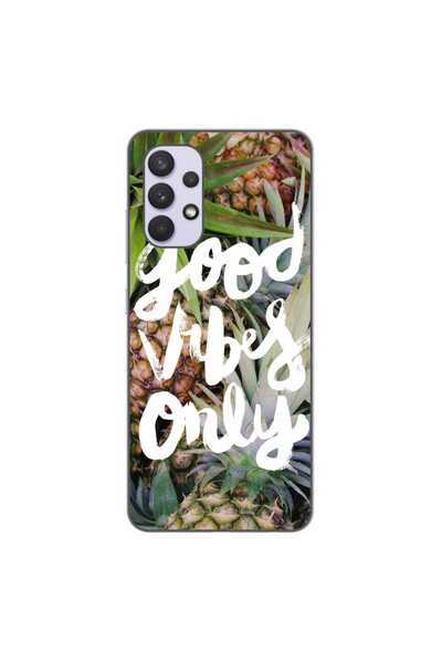 OEM Husa compatibila cu Samsung Galaxy A32 4G Silicon Gel Tpu Model Good Vibe...