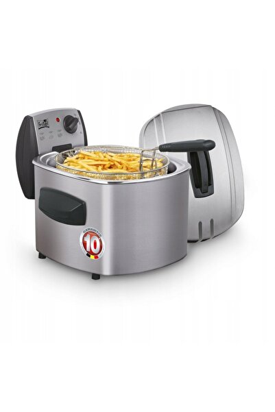 Fritel Friteuză tradițională cu ulei FR 1480 4L 3000W Argintie pentru prăjit