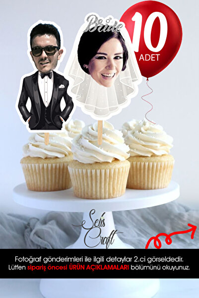 SelisCraft Bekarlığa Veda Partisi Bride To Be Kişiye Özel Fotoğraflı Parti Kü...