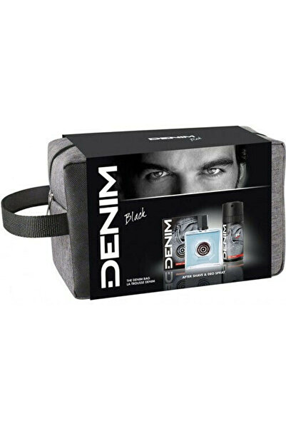 Denim Set cadou bărbați Black – Gel de duș 250 ml + Deo spray 150 ml + After ...