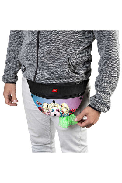 Collar Waudog Waist Bag for Mama and Accessories, "Harley Quinn" Model, Measu...
