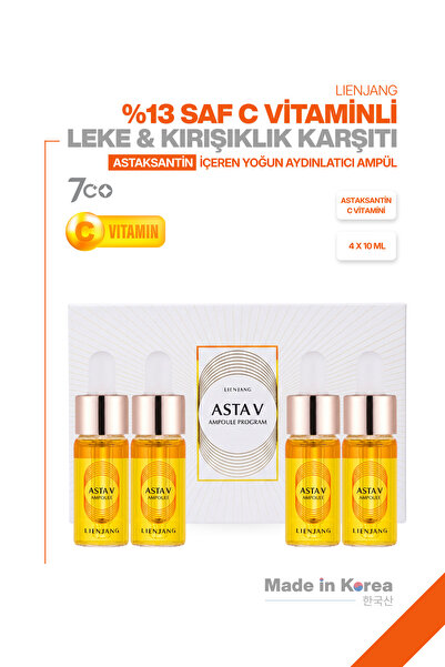 Lienjang %13 Saf C Vitamini & Astaksantin |Leke & Kırışıklık Karşıtı |Yoğun A...
