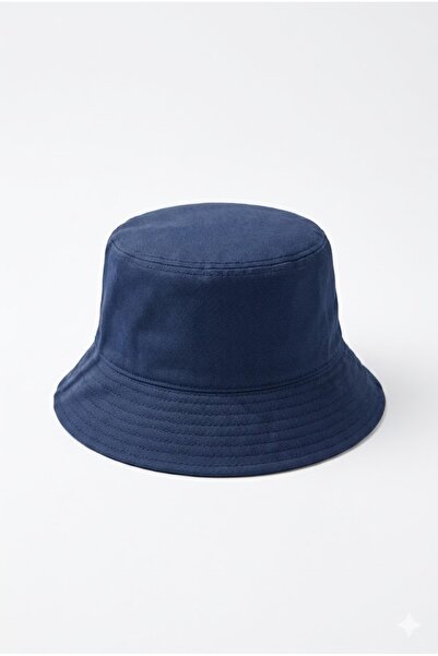 Belifanti Collection Navy Blue Bucket Hat Fisherman Hat Bucket Hat