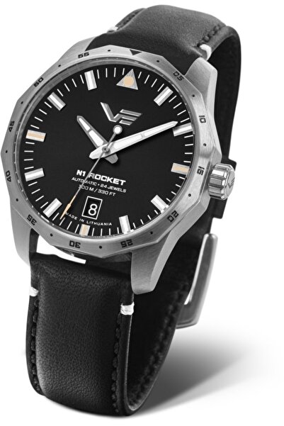 Vostok Europe Ceas clasic negru pentru bărbați NH35A-125A747