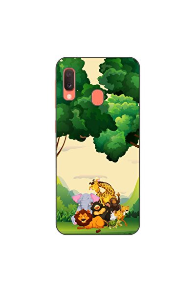 OEM Husa compatibila cu Samsung Galaxy A20e Silicon Gel Tpu Model Jungla cu A...