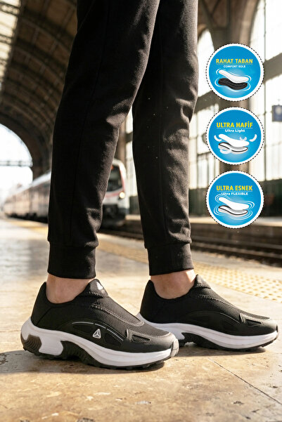 WALKWAY Mc Jamper 2503 m Black-White Men's Sports Shoes