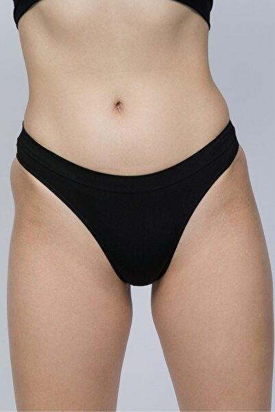 OBJE Women's Black Seamless Slip