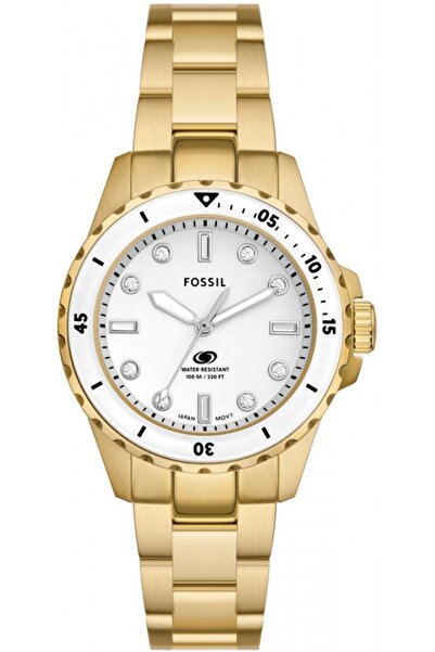 Fossil Ceas de damă ES5350, auriu, la modă.