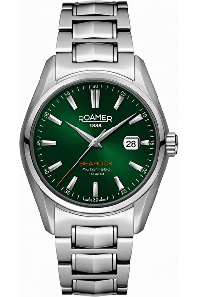 Roamer Ceas bărbătesc 210633 41 75 20 — verde, clasic, potrivit pentru înot.
