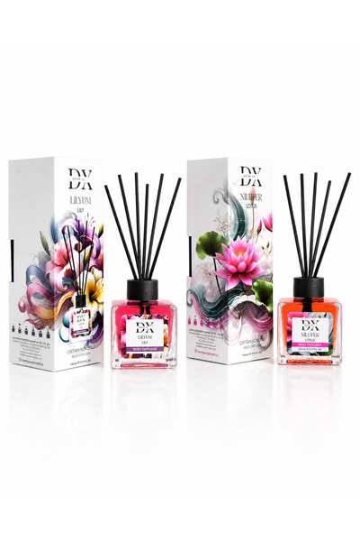 DX Perfumes Pachet DX Lily & Lotus Difuzor Cameră 2x110 ml, Aromă Florală Rel...