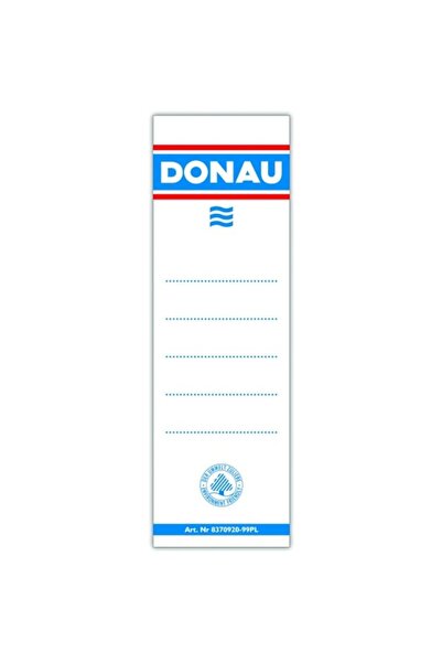 donau Etichete autoadezive pentru liant 54x153mm (8375920-09PL)