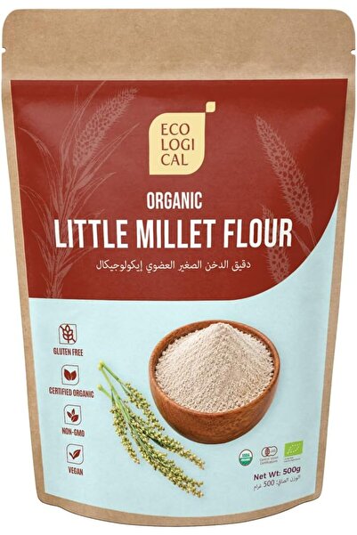 Organic Larder Ecological Organic Little Millet Flour, Gluten-Free, Vegan, 500g