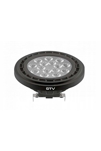 GTV Bec LED G53 AR111 12,5W 1100lm 3000K DC12V 40 buc. Negru LD-AR111WW13W40-10