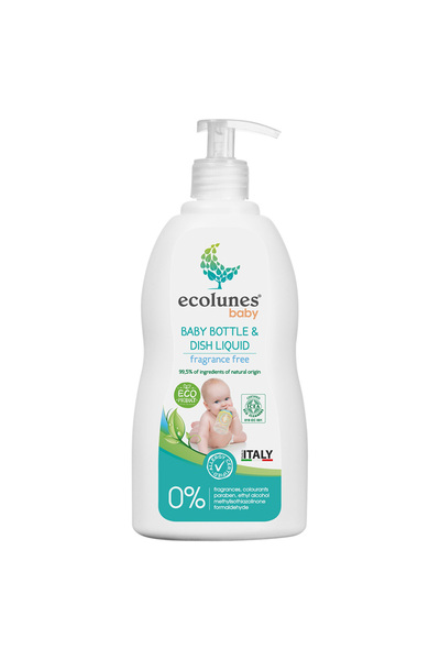 Ecolunes - Hypoallergenic Baby Bottle & Dish Liquid - 500ml