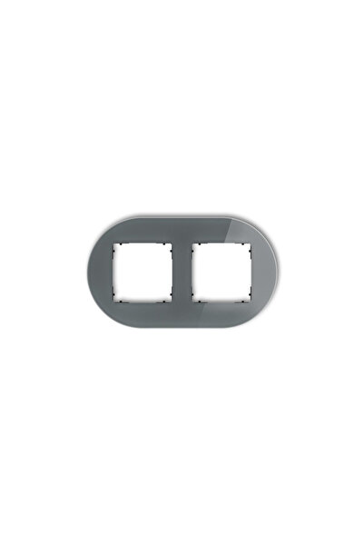 KARLIK ICON Ramă universală dublă rotundă - efect de sticlă (ramă: bază grafi...