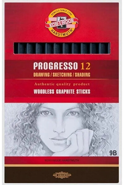 Koh-i Noor Olówek Progresso 9B (12 bucăți)