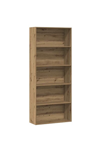 vidaxl Bibliotecă, stejar artizanal, 80x30x189 cm, lemn prelucrat