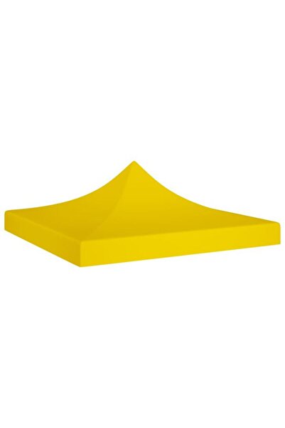 vidaxl Acoperiș cort de petrecere, galben, 3 x 3 m, 270 g/m²