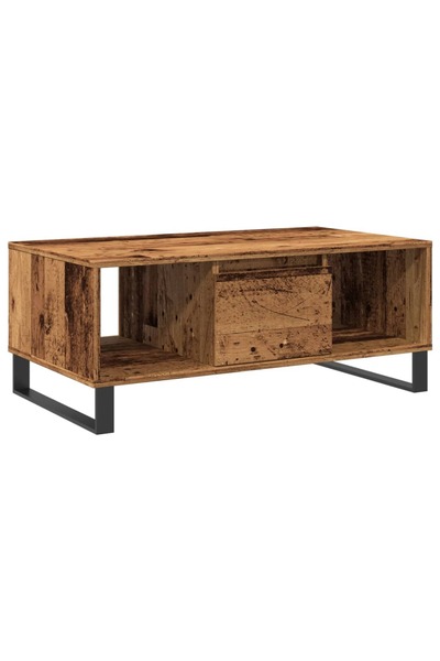 vidaxl Măsuță de cafea, lemn vechi, 90x50x36,5 cm, lemn prelucrat