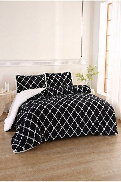 Bikaya Home Osotto Double Patterned Comforter Quilt Set |   220X240 cm |   St...
