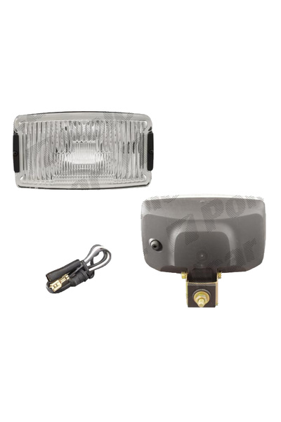 RapidAuto Proiector auto Wesem 12/24V rectangular bec H3 partea stanga/dreapt...