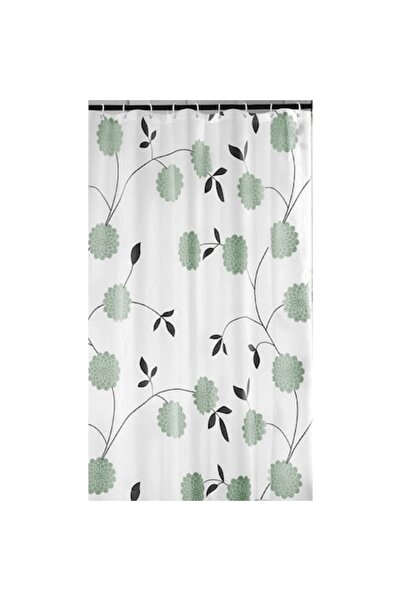 Ermetiq Perdea de duș cu flori ER-SCE006, 180x200 mm, impermeabilă PEVA
