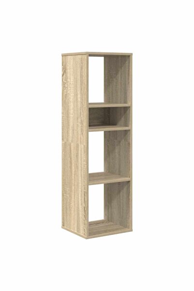 vidaxl Bibliotecă, stejar sonoma, 34x31x112 cm, lemn prelucrat