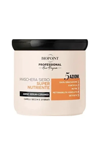 BIOPOINT Mască Profesională Super Nutritivă pentru Păr Uscat și Fragil 400 ml