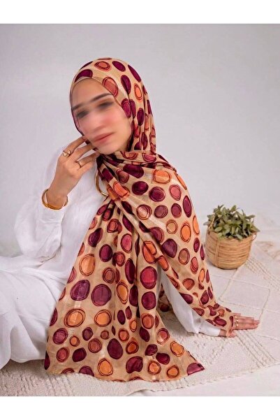 ISHRAQAT AL-AMAL A Circle-Patterned Chiffon Fabric, 2 Meters Long and 1 Meter...