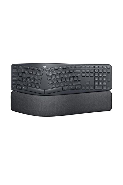 logitech Tastatură wireless curbată de dimensiuni standard cu suport pentru î...